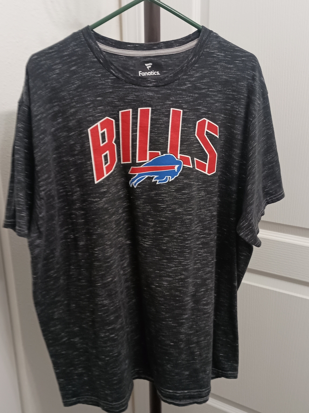 Pre-Owned Fanatics Buffalo Bills Josh Allen T-shirt Heather Gray/Black * Size 2X